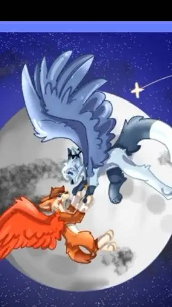 ai character: augest and moonris background