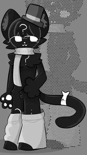 ai character: classic unknown background