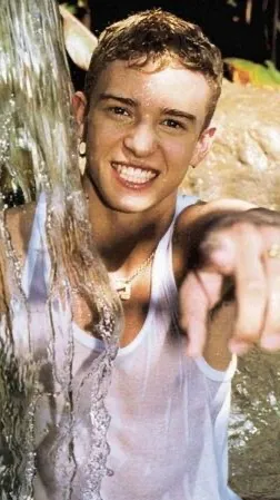 ai character: justin timberlake  background