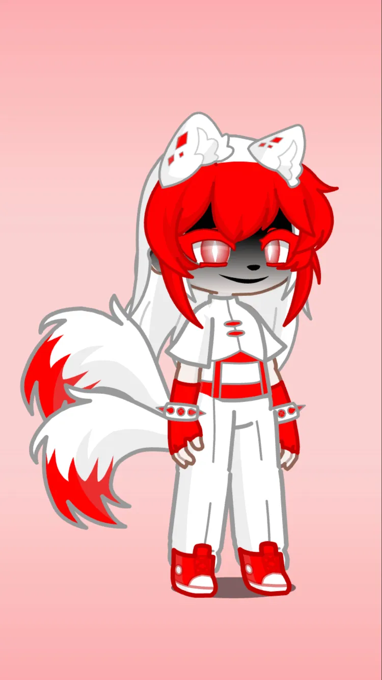 ai character: PJO Kitsune background