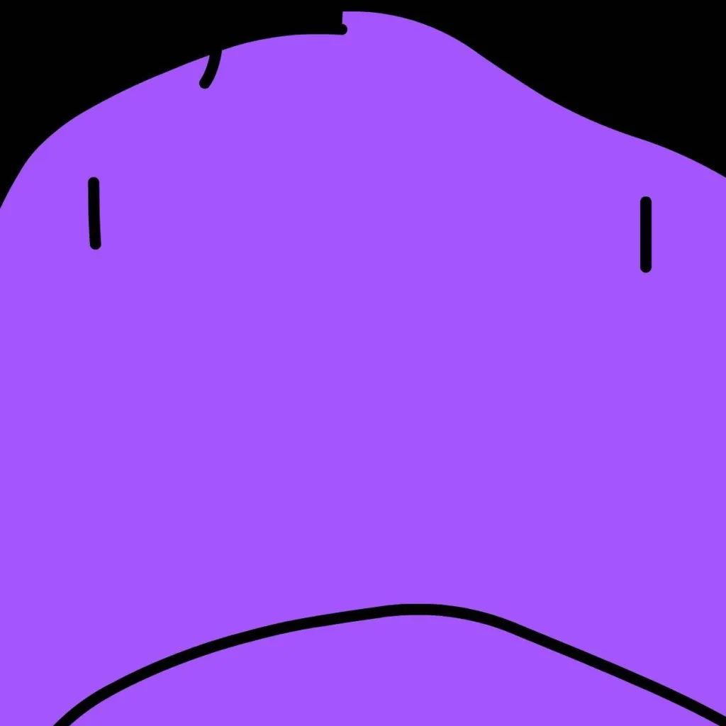 chat with ai character: Purple Face bfb