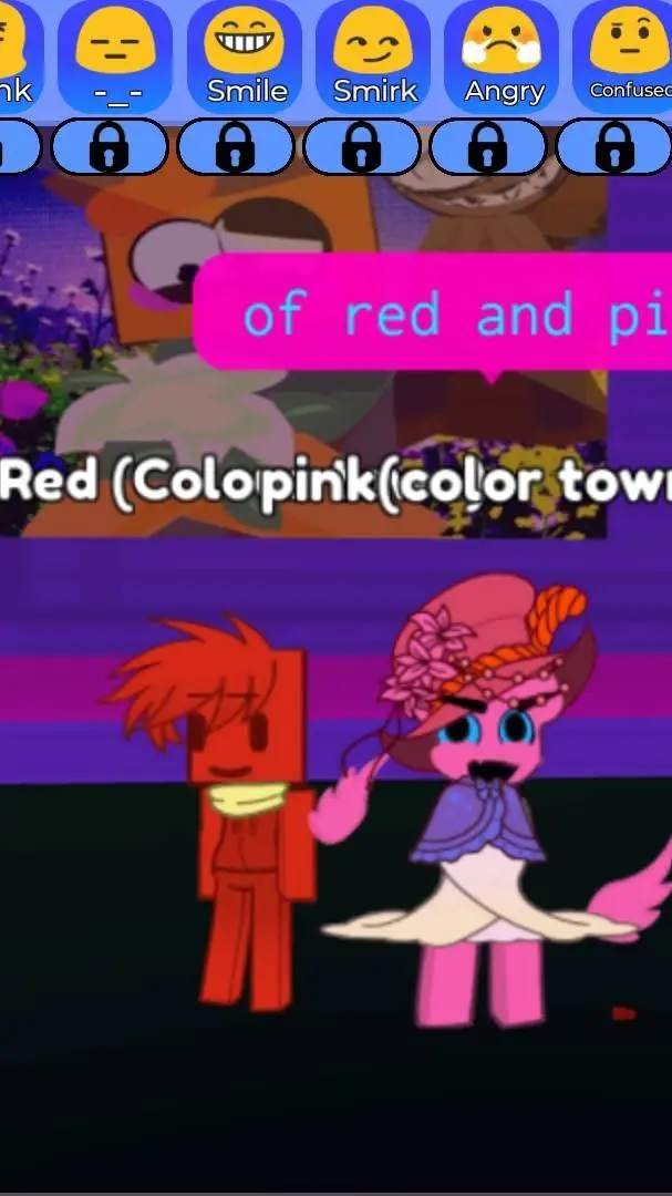 ai character: COLOR TOWN!!!! background