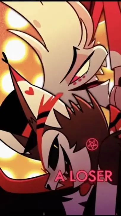 ai character: huskerdust🩷🖤 background