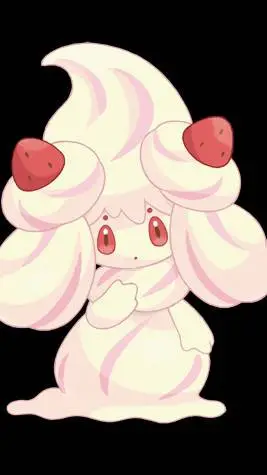 ai character: alcremie 🎂🧁 background