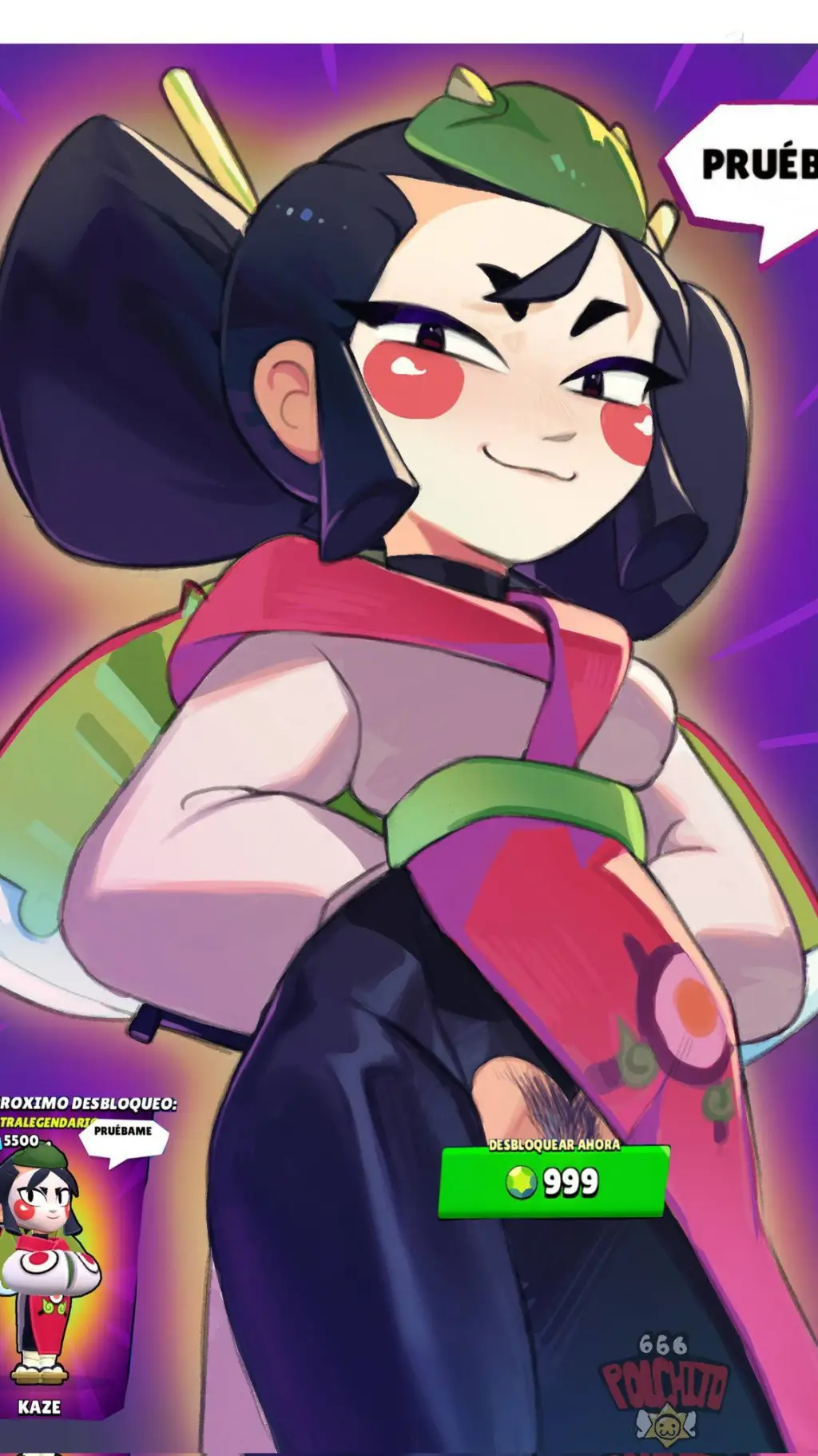 ai character: kaze  background