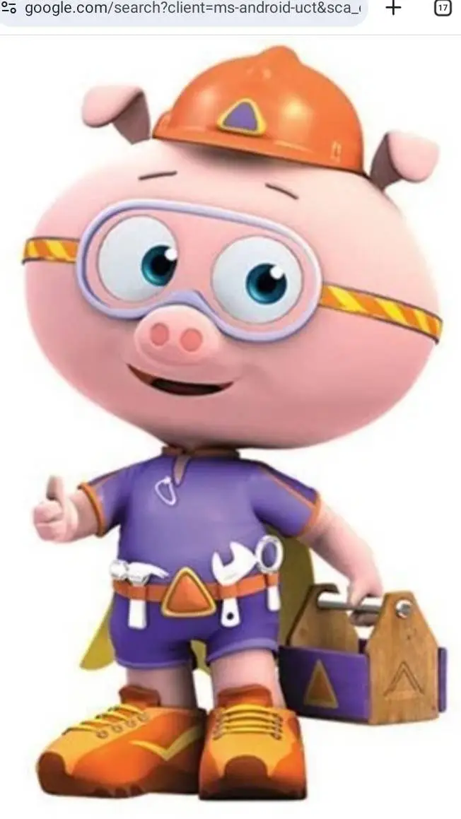ai character: Alpha Pig background