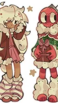ai character: ~🫚×🎄~ background