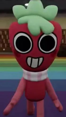 ai character: Dandys world mad background