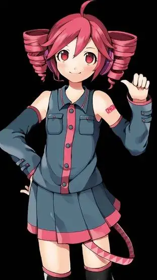 ai character: Kasane teto background