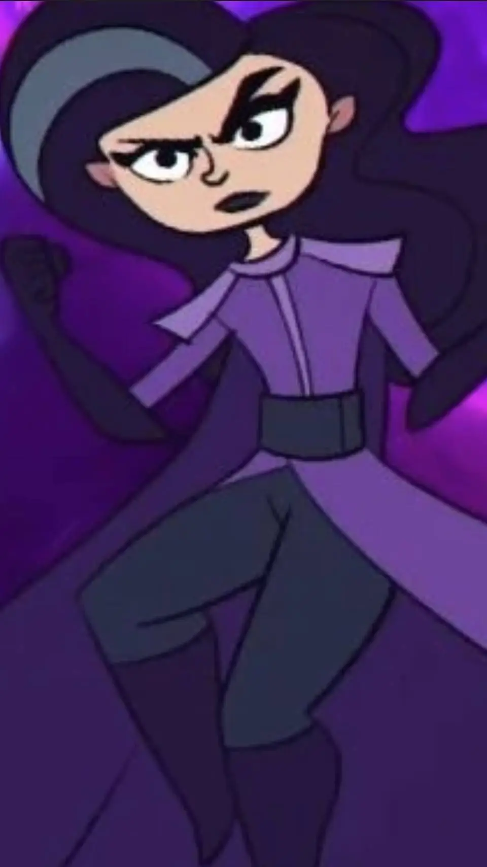 ai character: dark queen background