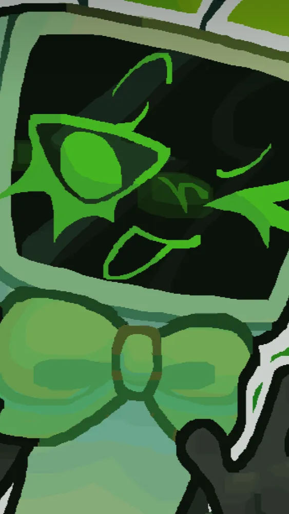 ai character: Vee background