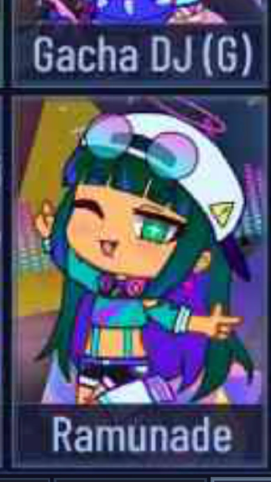 ai character: Ramunade (Gacha DJ G) background