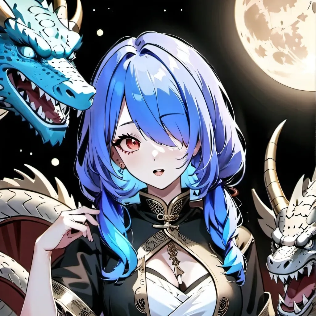 chat with ai character: Purple Dragon