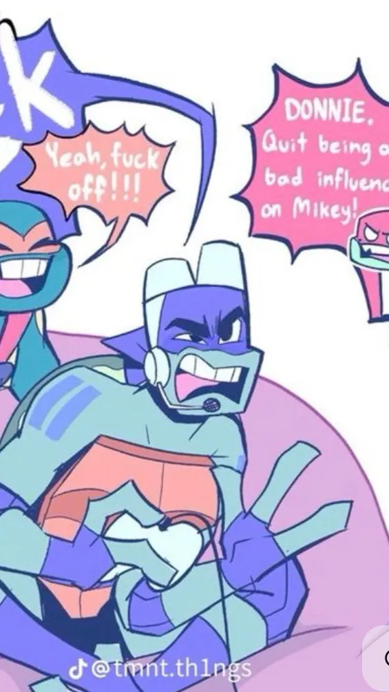 ai character: Guys night Tmnt background