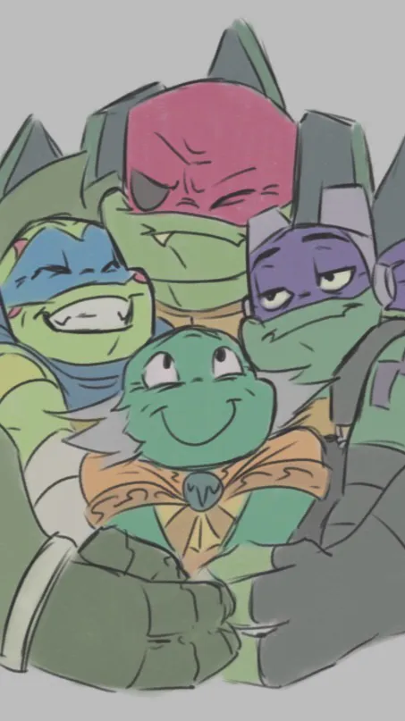 ai character: Future tmnt again! background