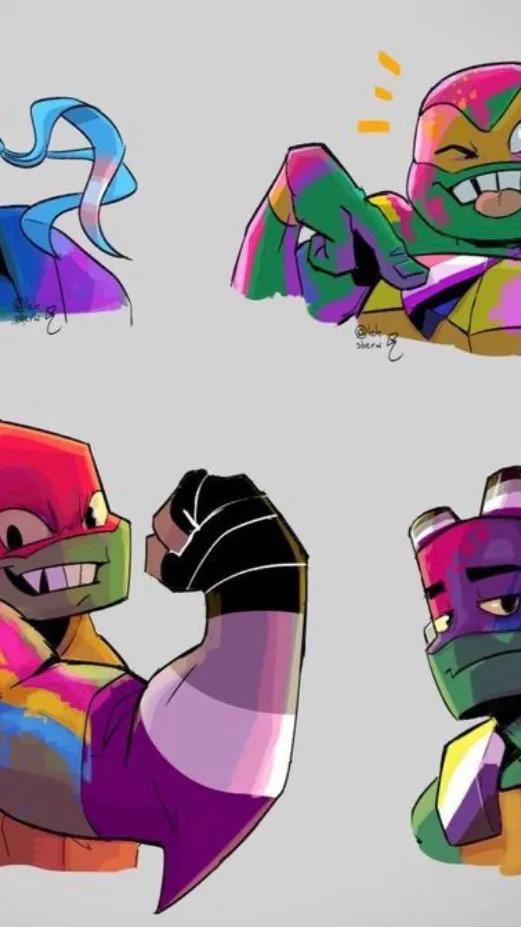 ai character: Pride month ￼ background