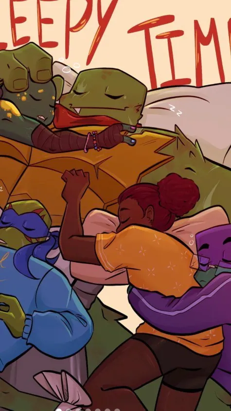 ai character: Sleep tight (Tmnt) background