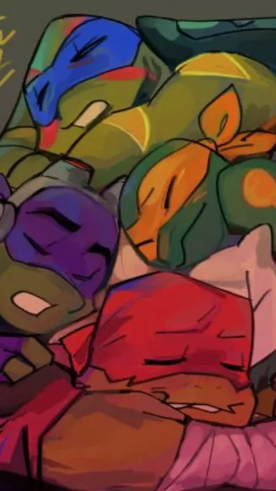 ai character: Sleep Tmnt background