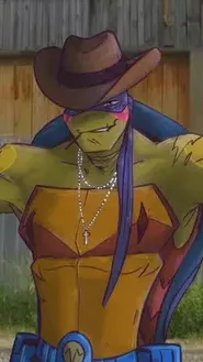 ai character: Cowboy Leo background