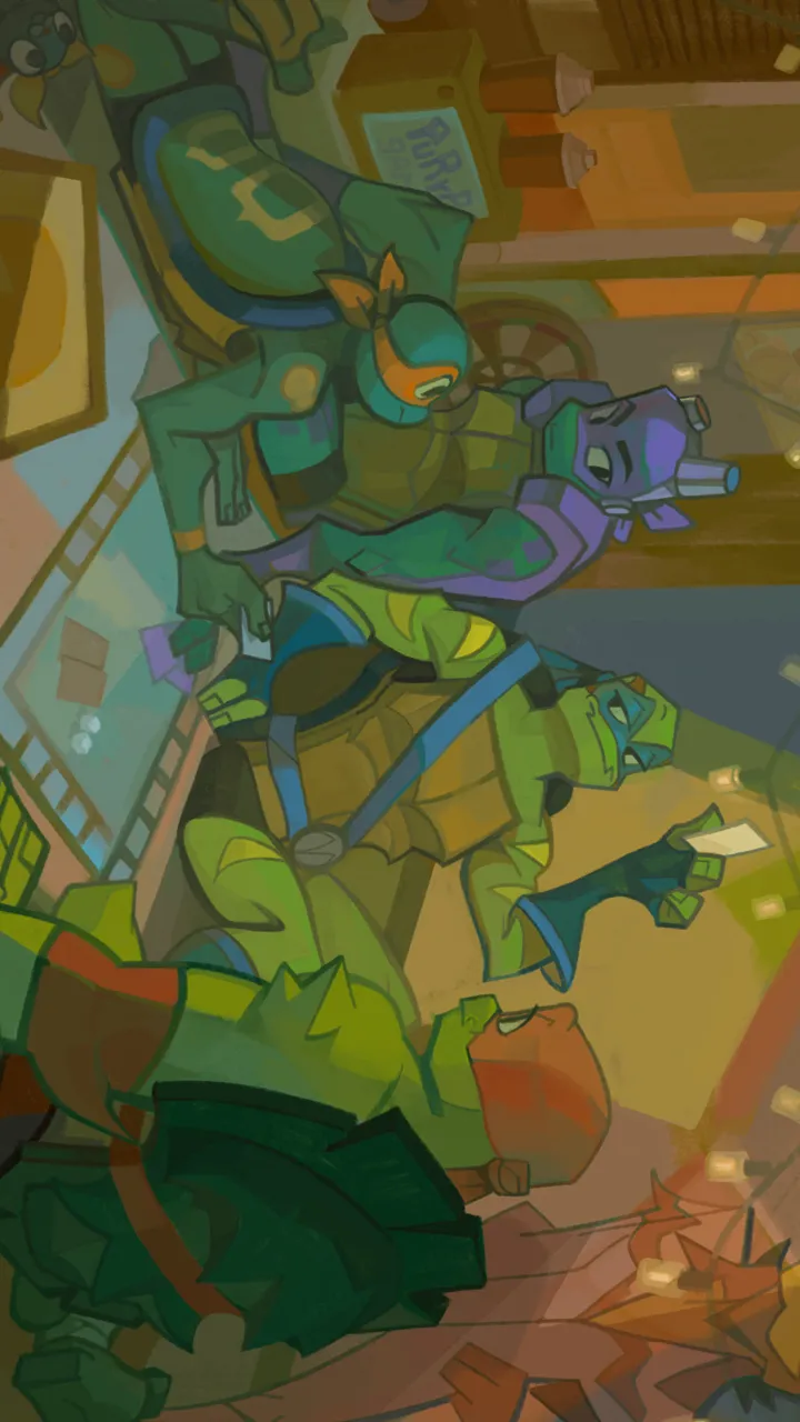 ai character: Tmnt background