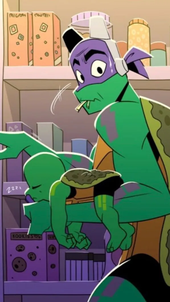 ai character: ￼Future tmnt background