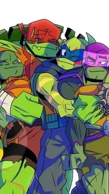 ai character: Tmnt￼ future background