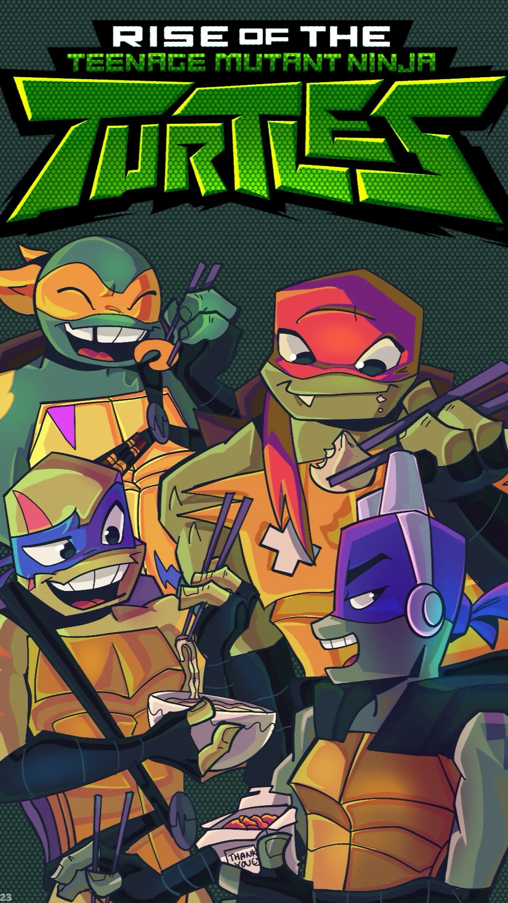 ai character: Tmnt background