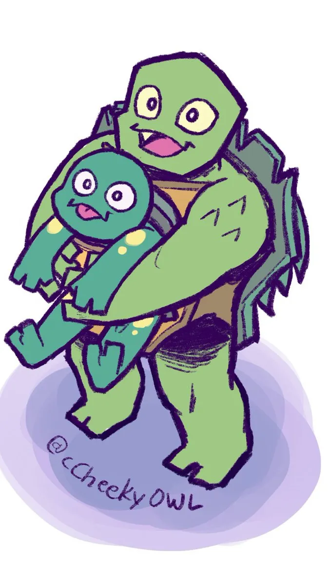 ai character: Tmnt but kids 6 background