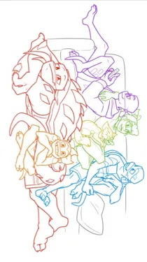 ai character: Tmnt background