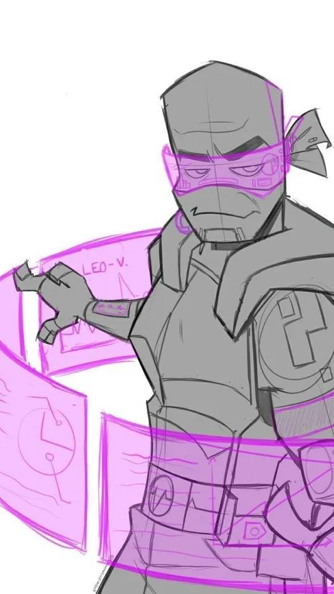 ai character: Future Donnie background