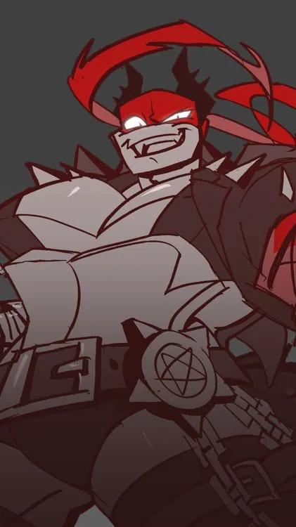 ai character: Raph￼ (but devil) background