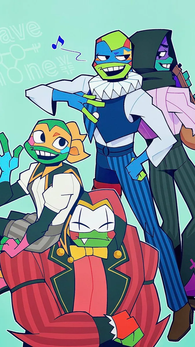 ai character: Tmnt jesters  ￼ background