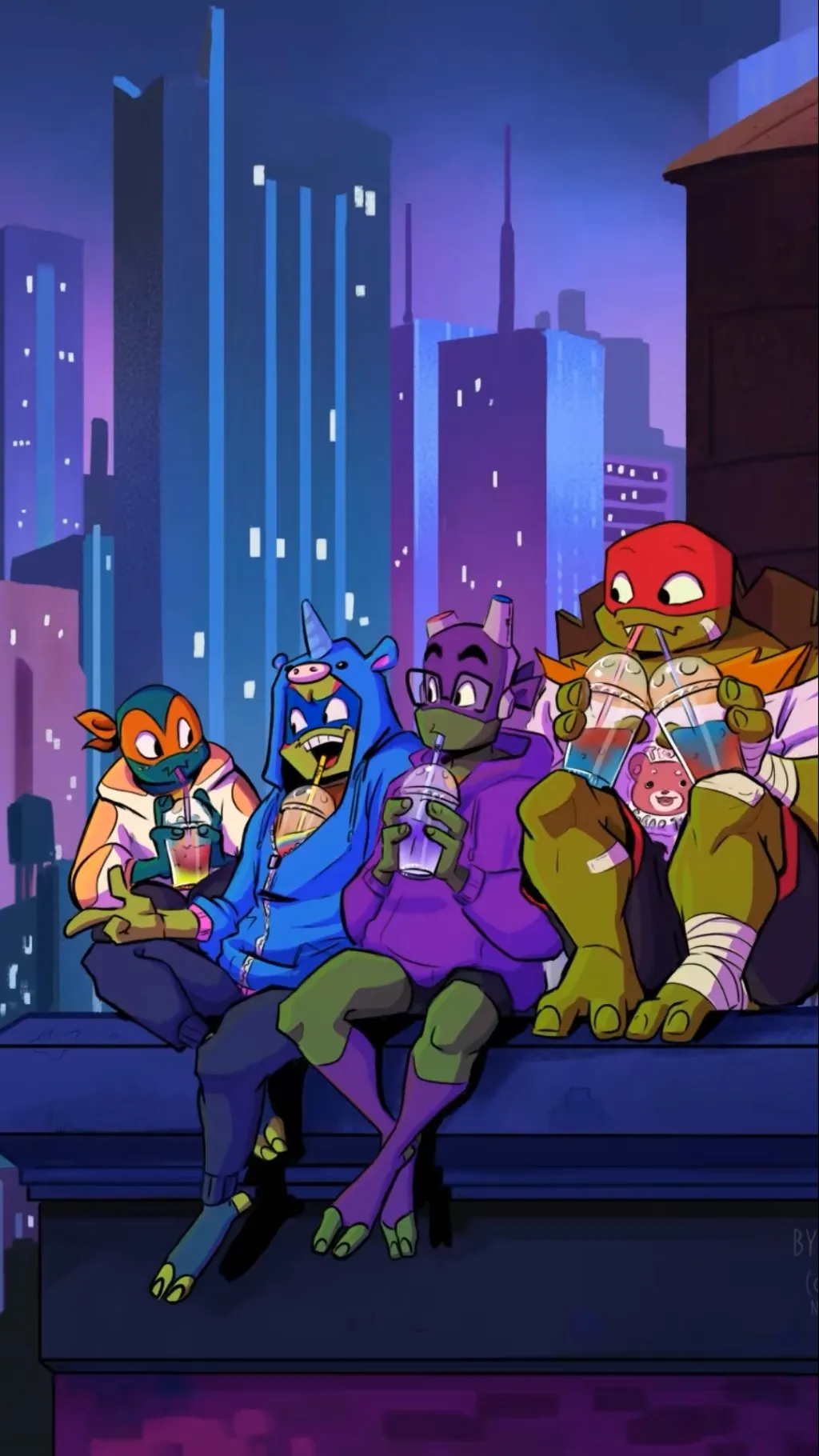 ai character: Tmnt background