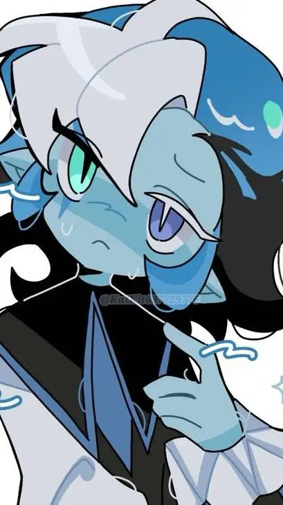 ai character: 💙shadow milk cooki background