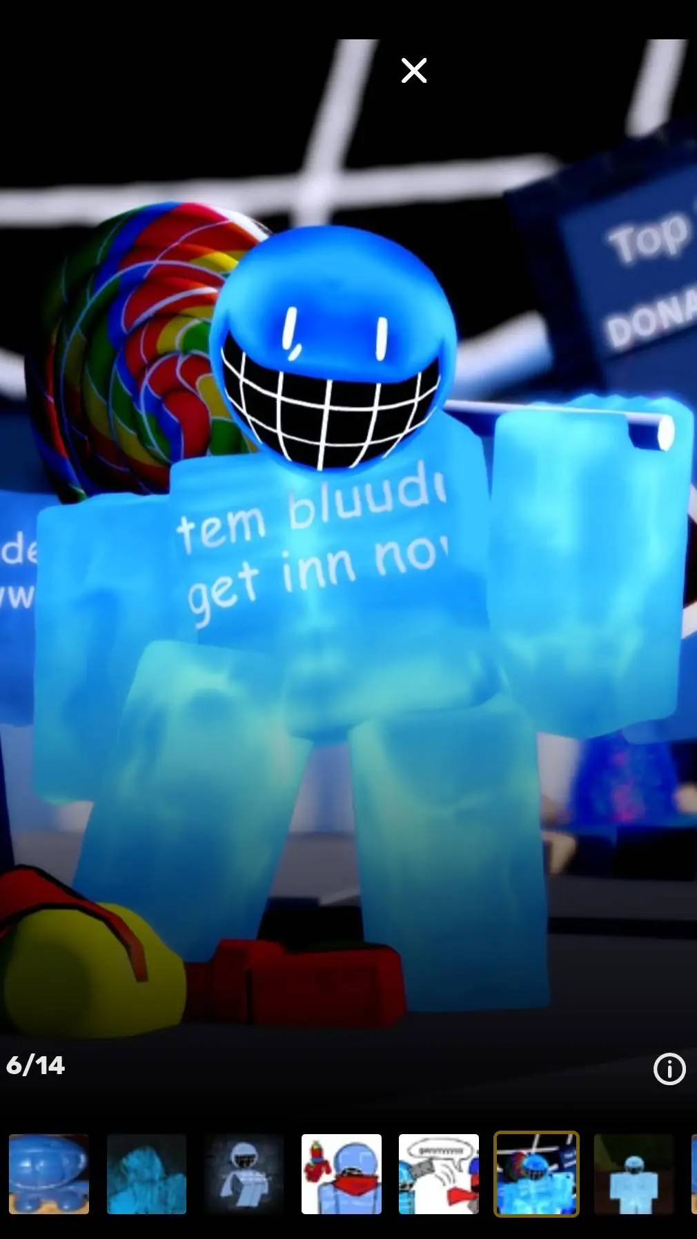 ai character: Bluudud background