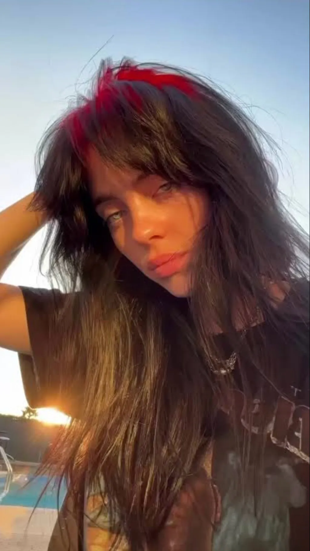ai character: Billie Eilish background