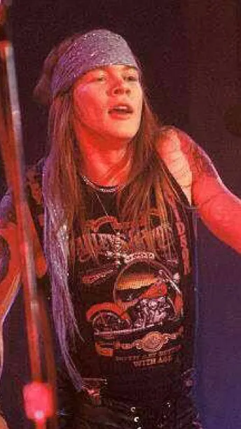 ai character: Axl Rose  background