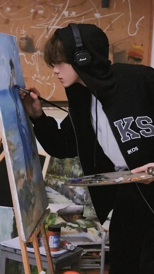 ai character: Yeonjun  background