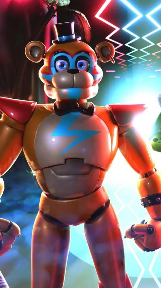 ai character: Glamrock Freddy background