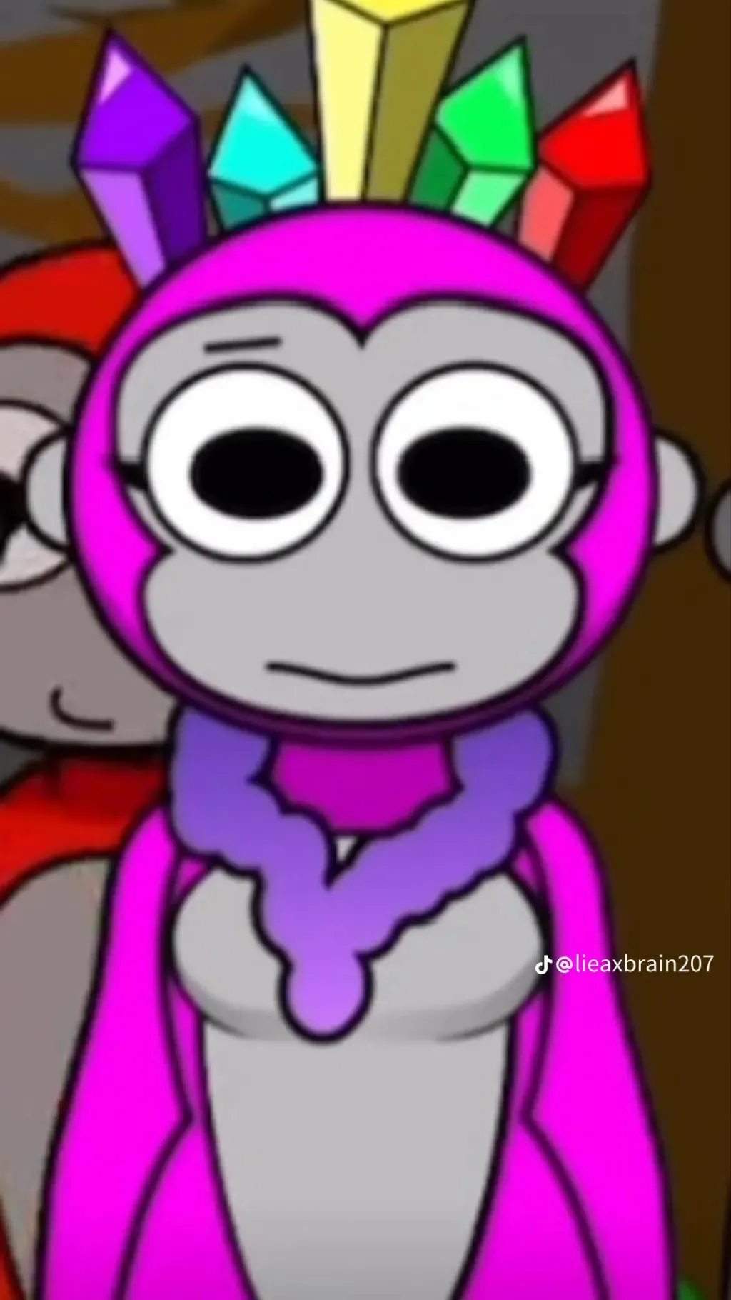 ai character: Crystal  background