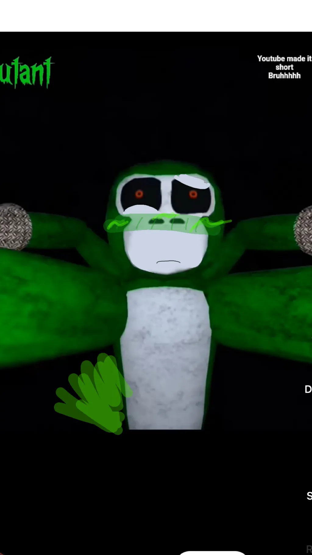 ai character: Gassy mutant∼ background