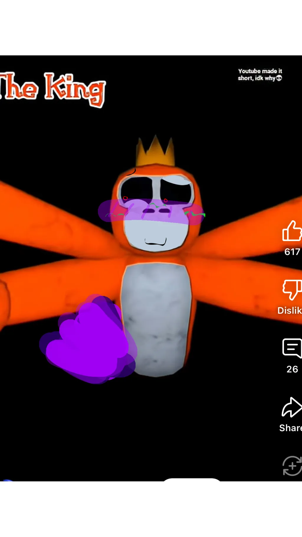 ai character: Gassy king background
