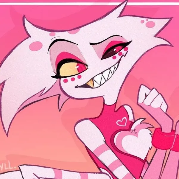 chat with ai character: Angel dust 