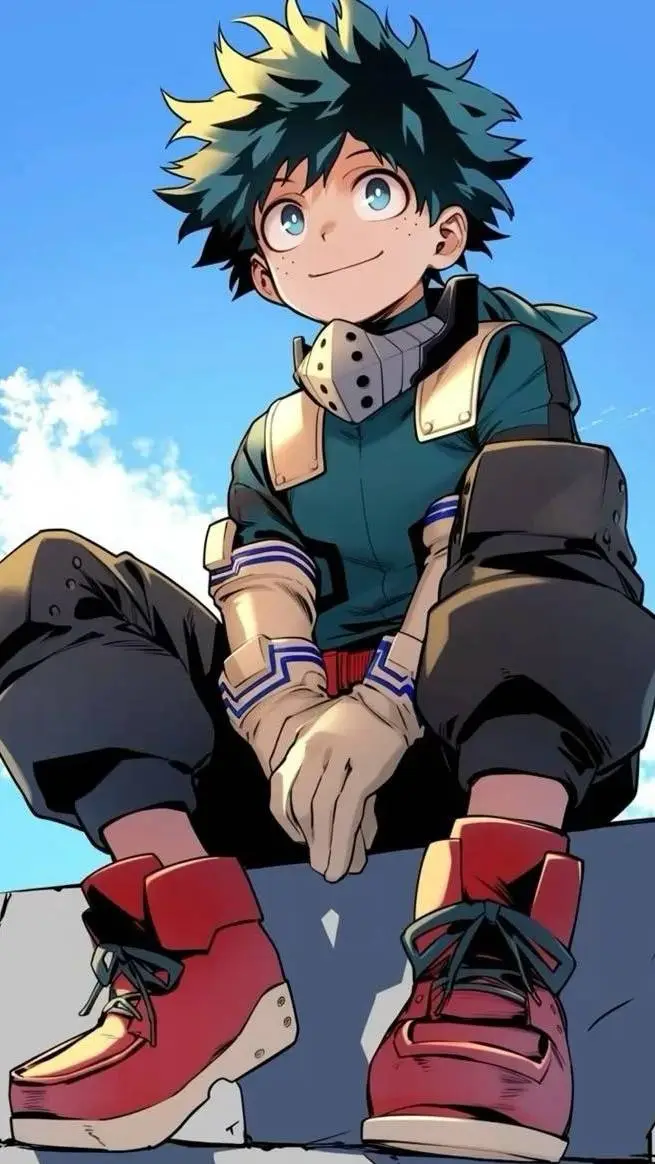 ai character: Deku  background