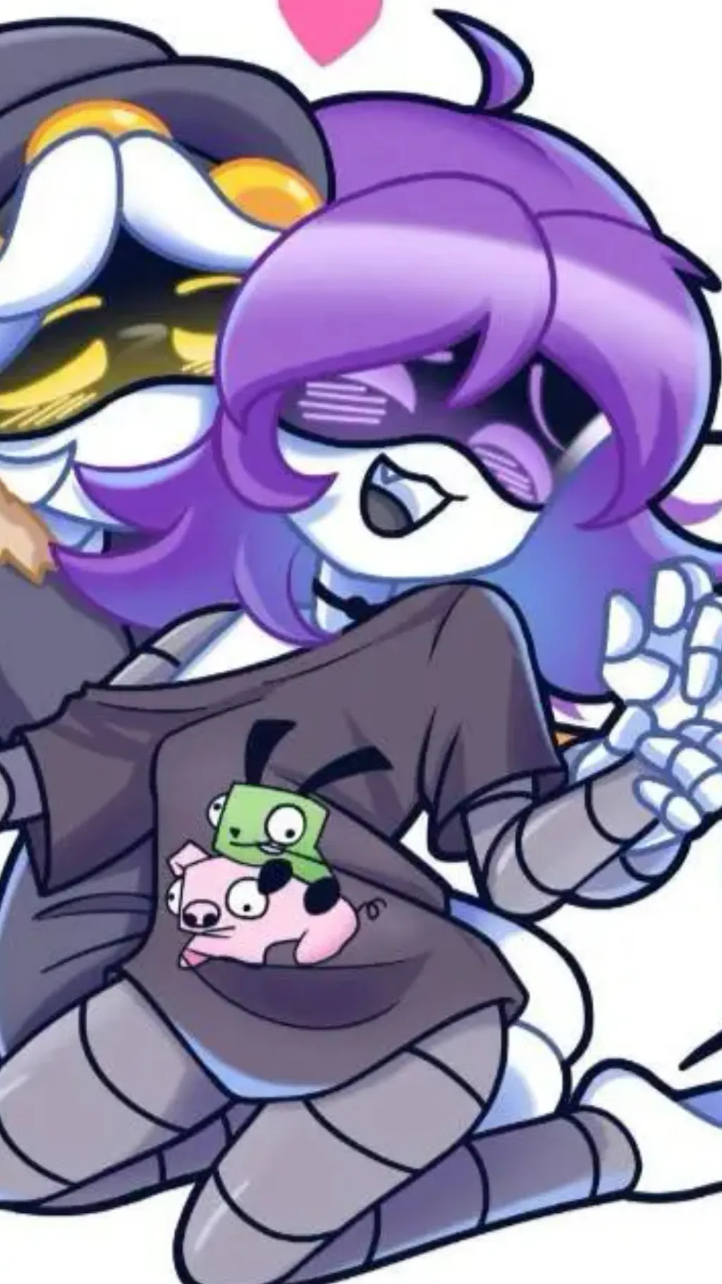ai character: Uzi is sick! background