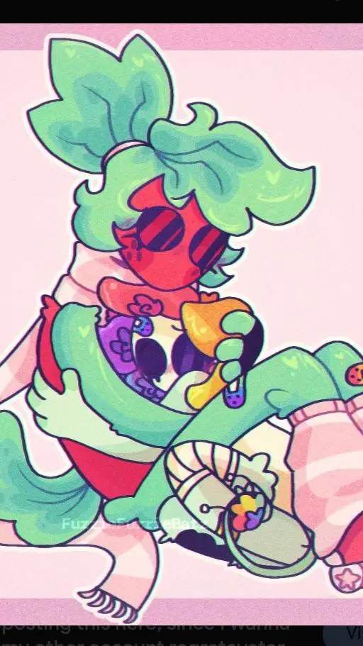 ai character: 🏳‍🌈🌼Berryflower🍓🌱 background