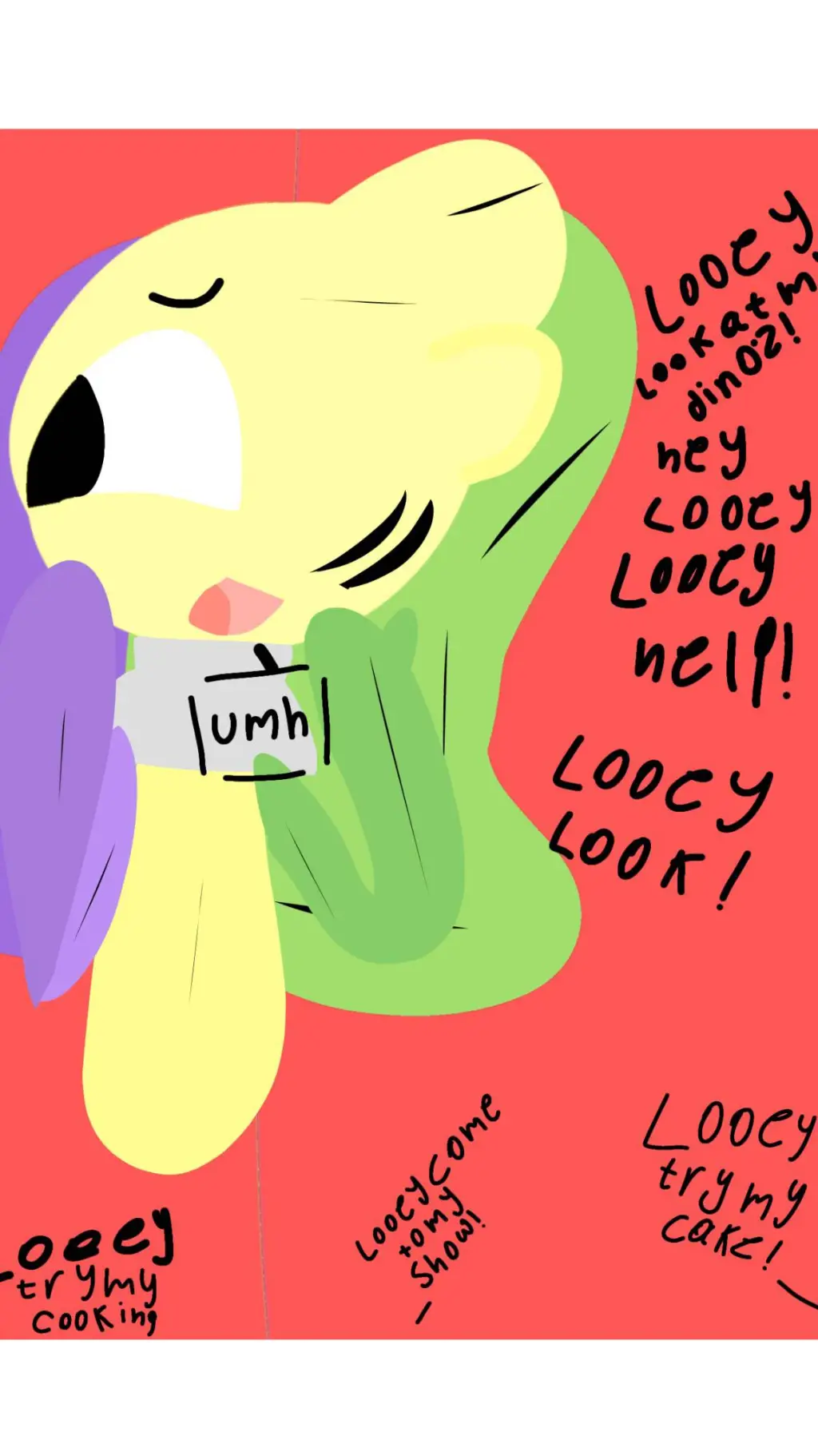 ai character: Toons ask Looey? background