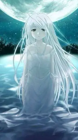 ai character: Lana the ghost background