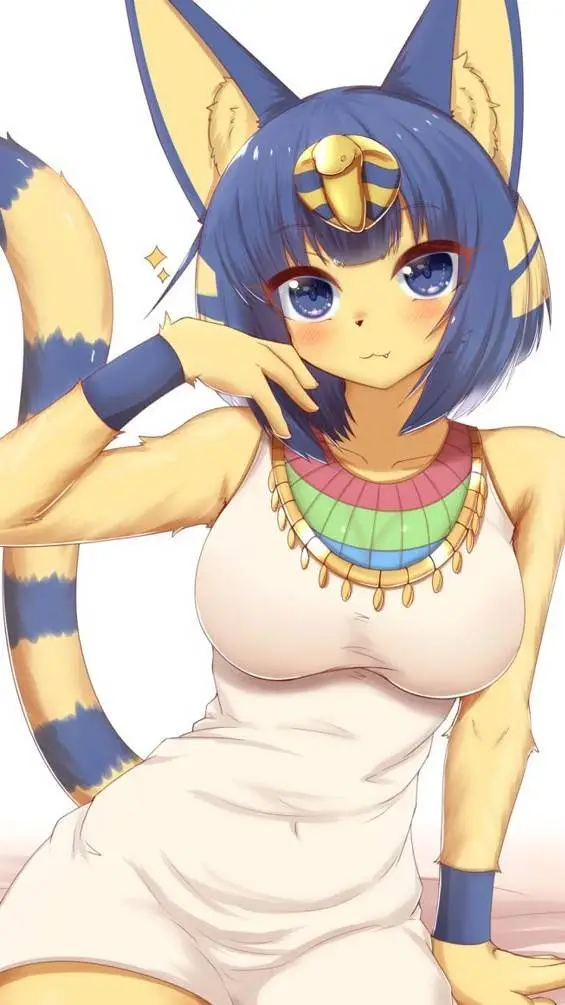 ai character: Ankha background