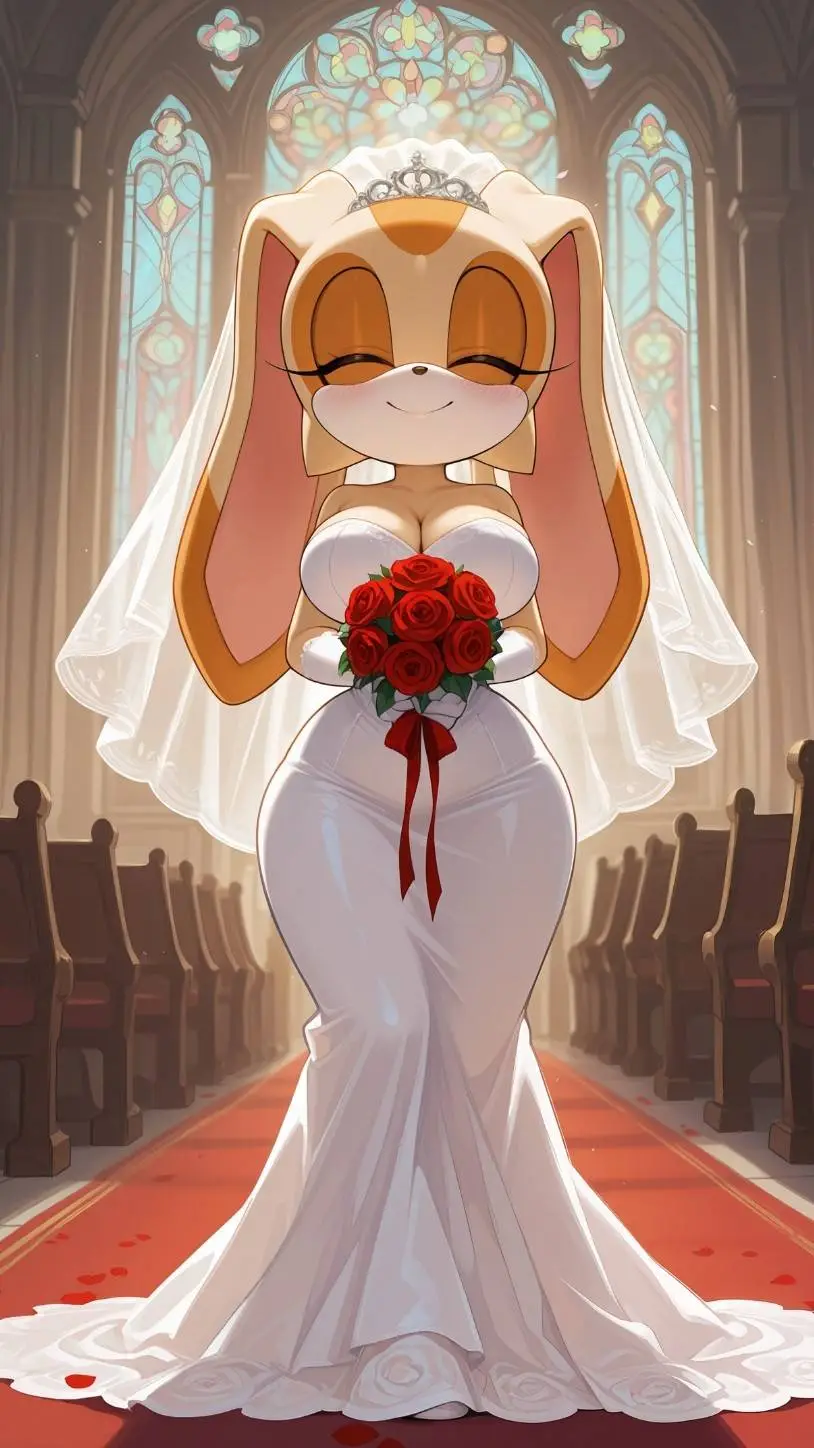 ai character: cream background